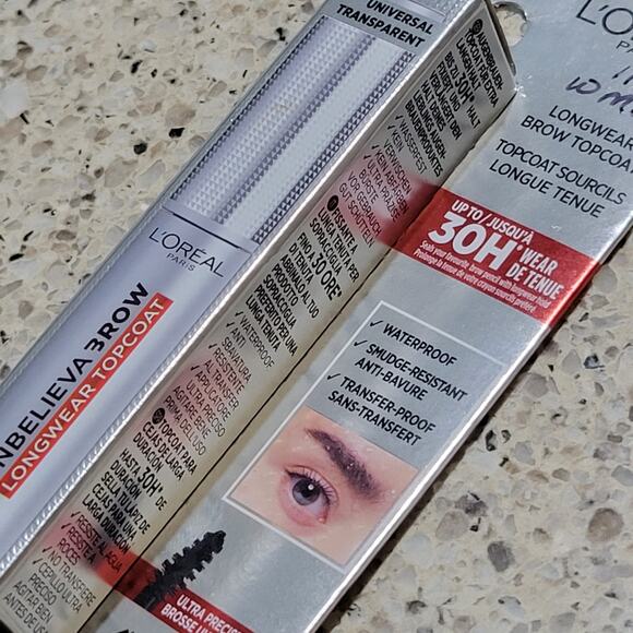 LOréal Unbelieva Brow Longwear Waterproof Brow Topcoat Universal Transparent NEW - Picture 4 of 9